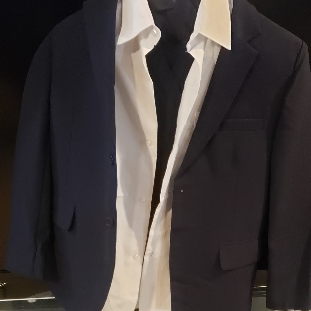 Boys blue 3 piece suit.